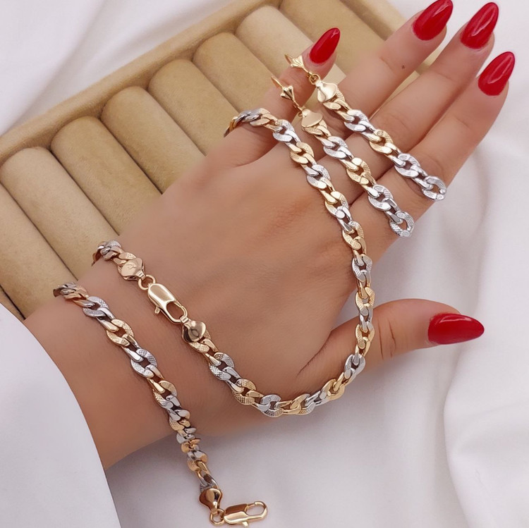سرویس زنجیری دو رنگ ژوپینگ