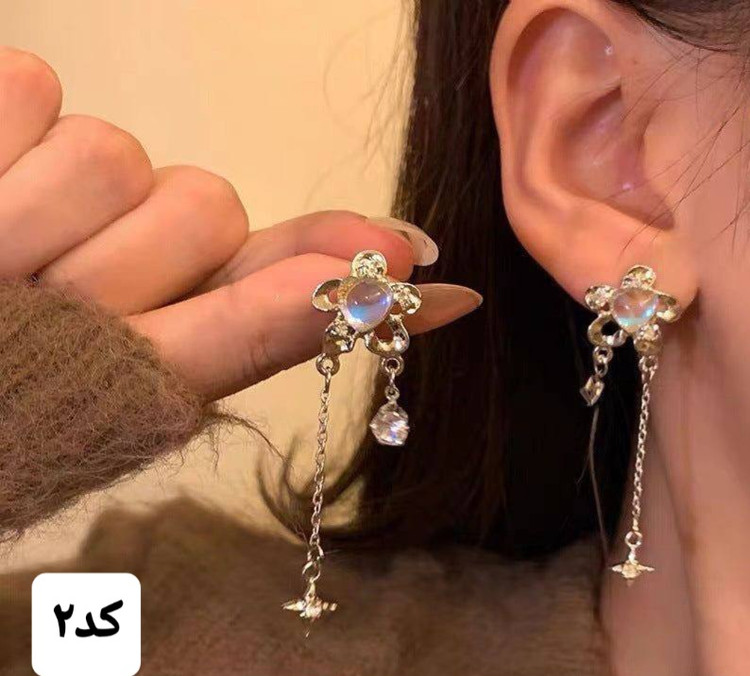 گوشواره استیل و فانتزی