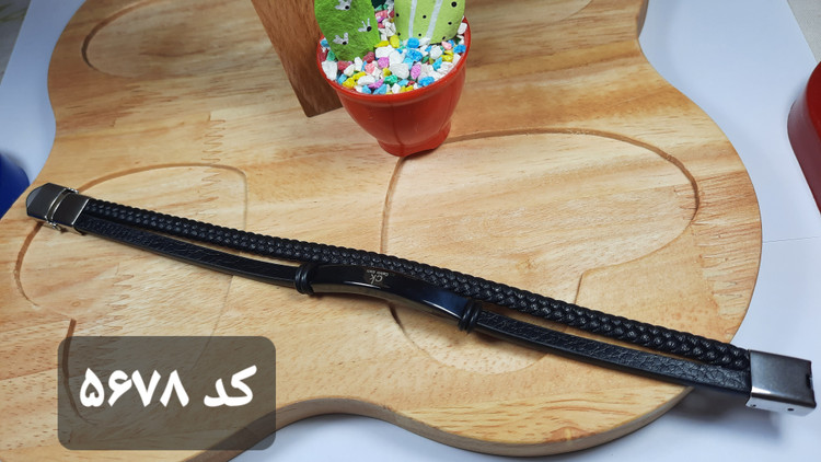 دستبند چرم مردانه